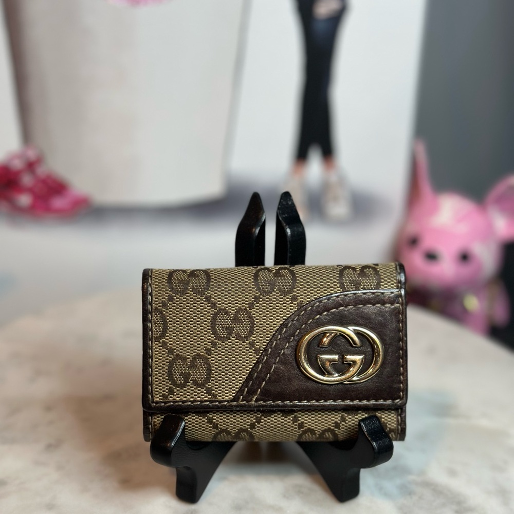 Gucci GG Canvas Britt Key Holder